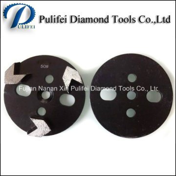 Herramientas de diamante para pisos de concreto HTC Grinding Pad y Trapezoid Grinding Disc